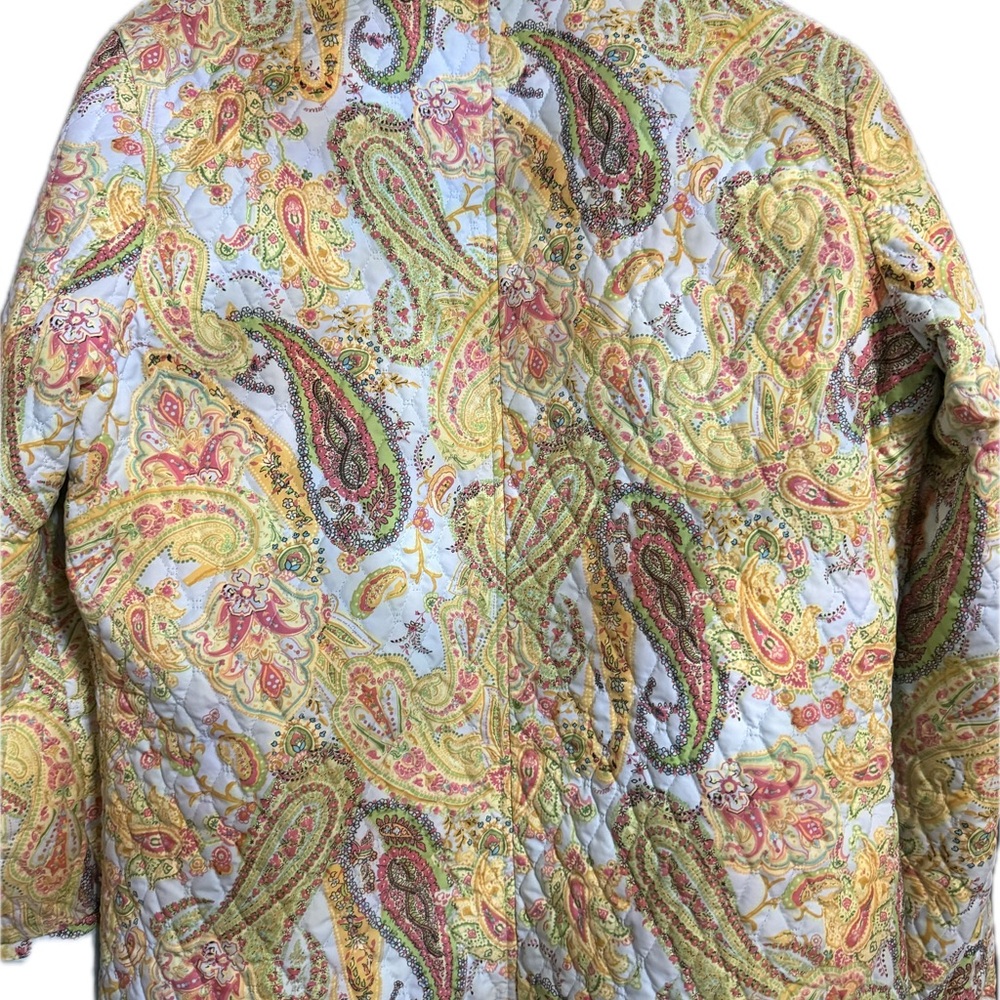 Kate Hill Multicolor Paisley Jacket/Blazer quilted - Picture 2 of 7